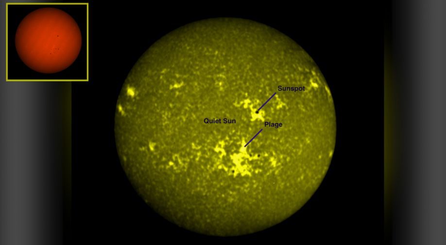 ISRO's Aditya-L1 captures majestic pictures of Sun showing cluster of sunspots