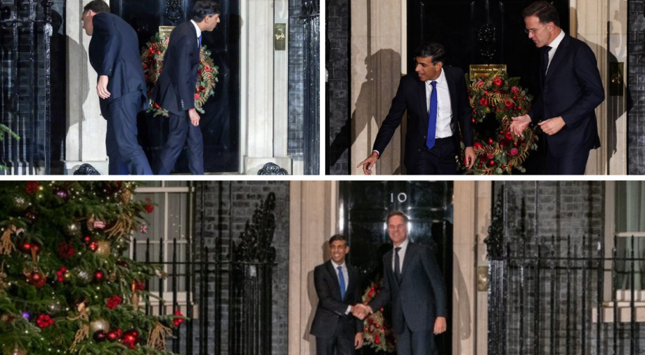 Watch: Sunak gets locked out of 10 Downing Street with Dutch PM in chilly winters