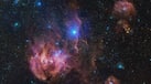 It's holiday season in space too! ESO captured a running chicken-like nebula in a 1.5-billion-pixel image