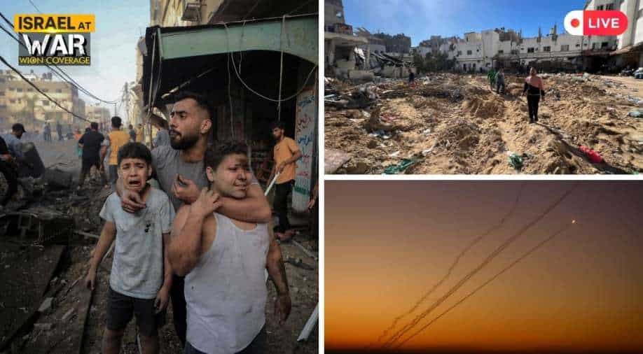 Israel-Hamas war top developments: Health ministry in Hamas-run Gaza says 21,672 killed in war