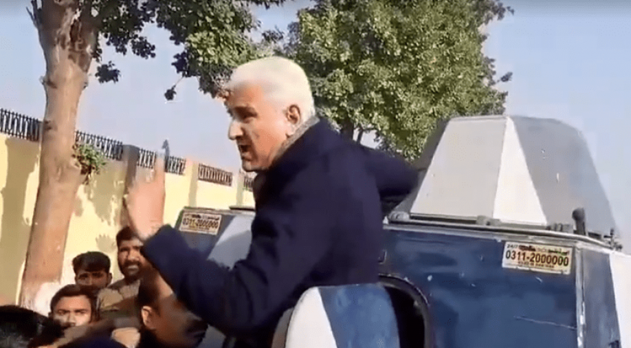 Watch: Police manhandle, drag and detain ex-Pak FM Qureshi even after SC grants bail