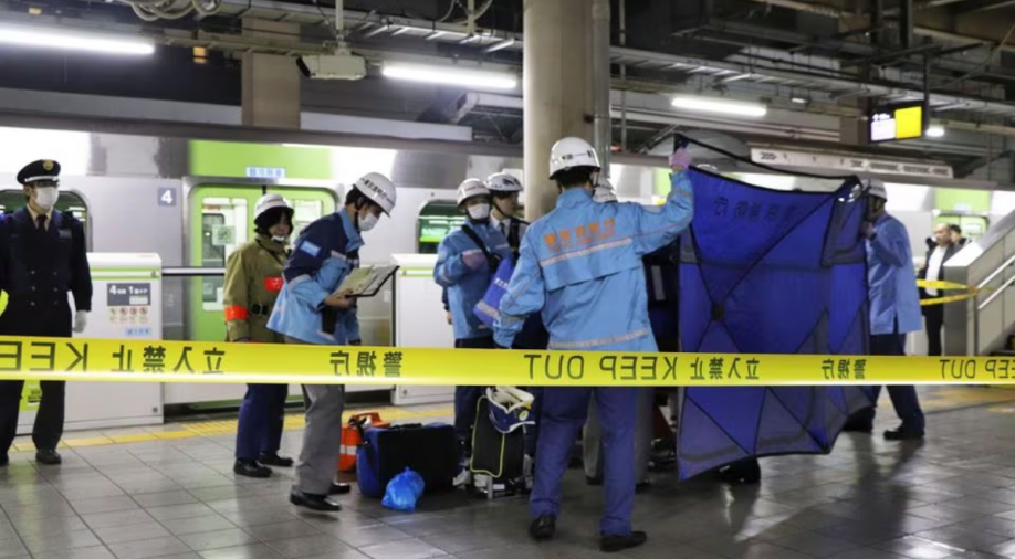 Knife-wielding woman stabs four on Tokyo train, three Injured