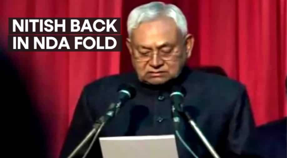 Bihar's tryst with Nitish Kumar resumes alongside two deputy CMs from BJP Bihar's tryst with Nitish Kumar resumes alongside two deputy CMs from BJP