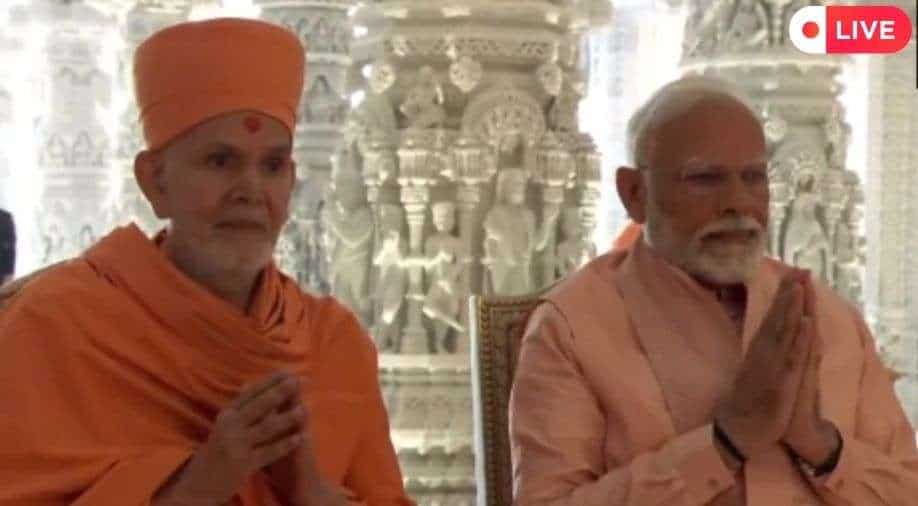BAPS Abu Dhabi Temple Live: 'Golden chapter' for UAE, says PM Modi BAPS Abu Dhabi Temple Live: 'Golden chapter' for UAE, says PM Modi