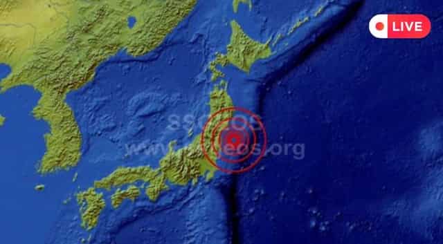 Earthquake today japan now live