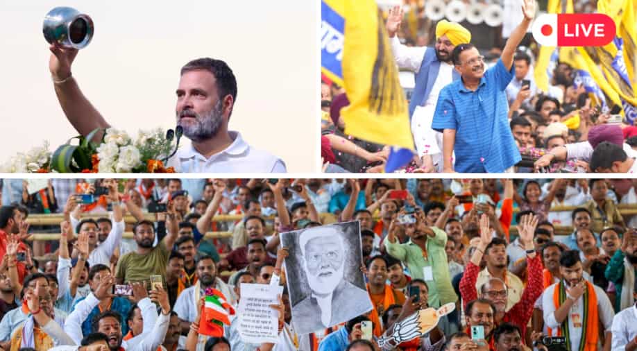 Lok Sabha elections 2024 LIVE: Kejriwal, Punjab CM Mann hold roadshow in Delhi