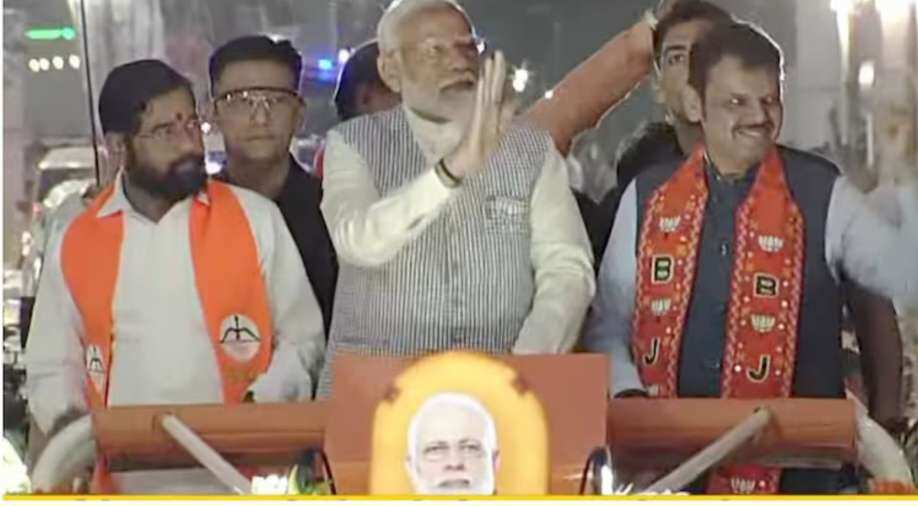 Lok Sabha Elections 2024: PM Modi holds roadshow in Mumbai's Ghatkopar