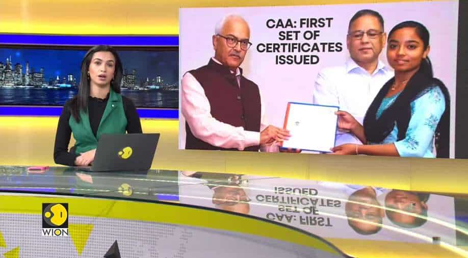 India 14 citizens get citizenship certificates under CAA