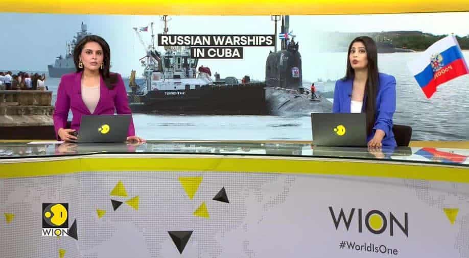 Russia frigate, nuclear-powered submarine in Cuba; Moscow postures while US plays down threat