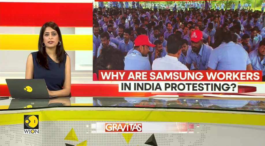 Why are Samsung workers in India protesting?